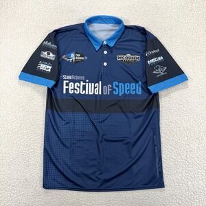 Steve McQueen 2025‎ Car Show Polo Shirt Men's XL Made In USA Auto Racing Moto